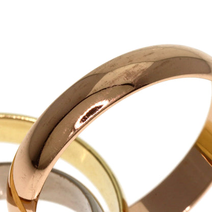 CARTIER Trinity current model #49 Ring K18 Yellow Gold K18 White GoldLadies [Used]