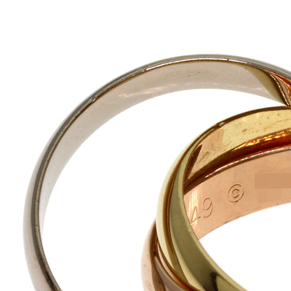 CARTIER Trinity current model #49 Ring K18 Yellow Gold K18 White GoldLadies [Used]