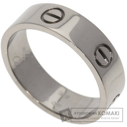 CARTIER love ring #60 Ring K18 White Gold Ladies [Used]