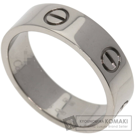 CARTIER love ring #60 Ring K18 White Gold Ladies [Used]