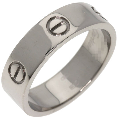 CARTIER love ring #60 Ring K18 White Gold Ladies [Used]