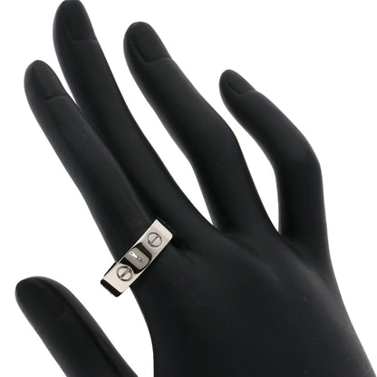 CARTIER love ring #60 Ring K18 White Gold Ladies [Used]
