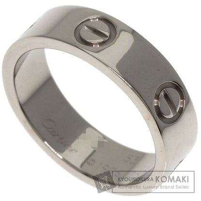 CARTIER love ring #53 Ring K18 White Gold Ladies [Used]