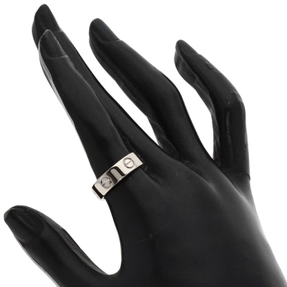 CARTIER love ring #53 Ring K18 White Gold Ladies [Used]