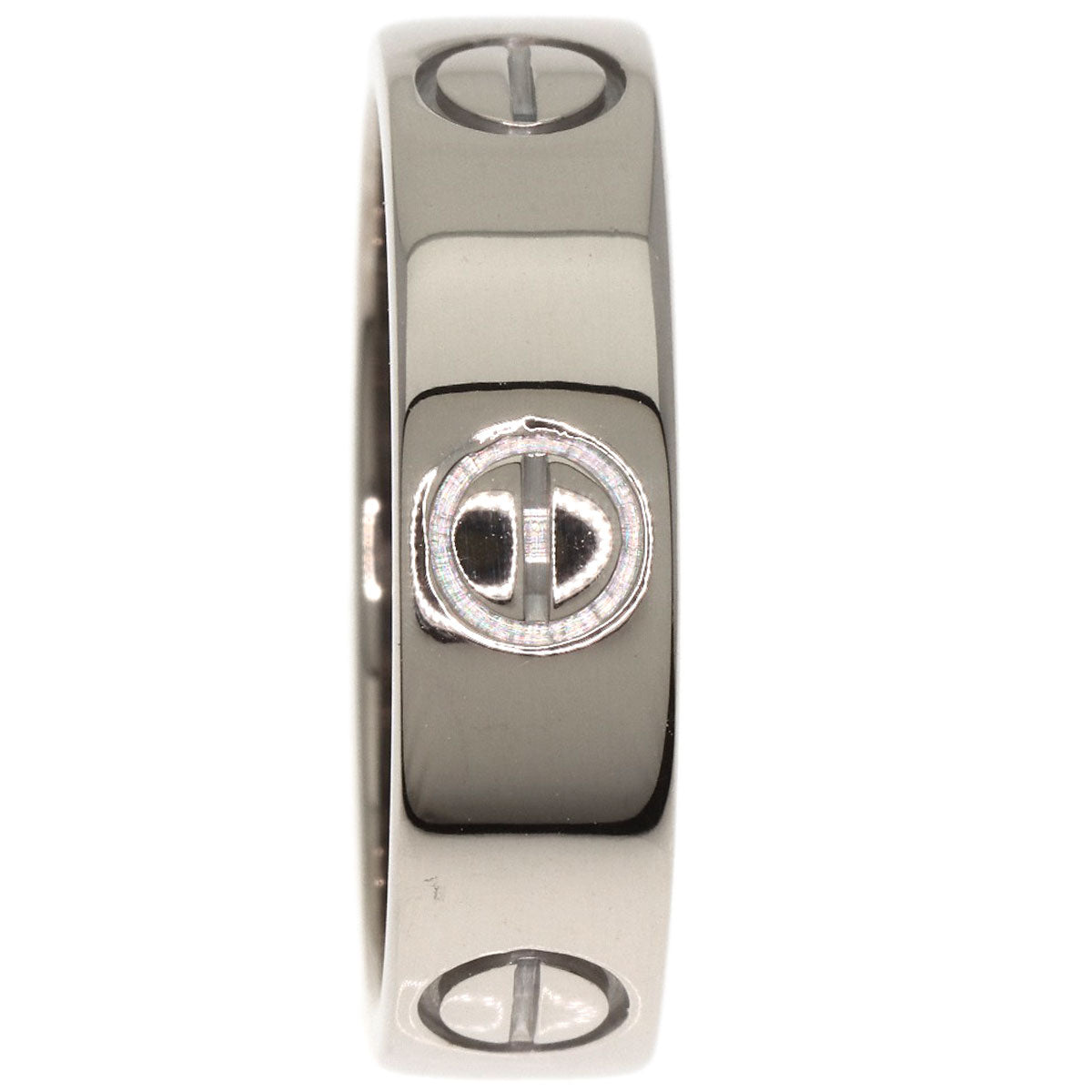 CARTIER love ring #56 Ring K18 White Gold Ladies [Used]