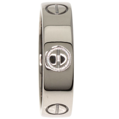 CARTIER love ring #56 Ring K18 White Gold Ladies [Used]