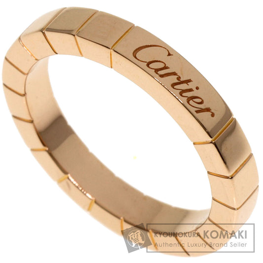 CARTIER Laniere # 51 Ring K18 Pink Gold Ladies [Used]