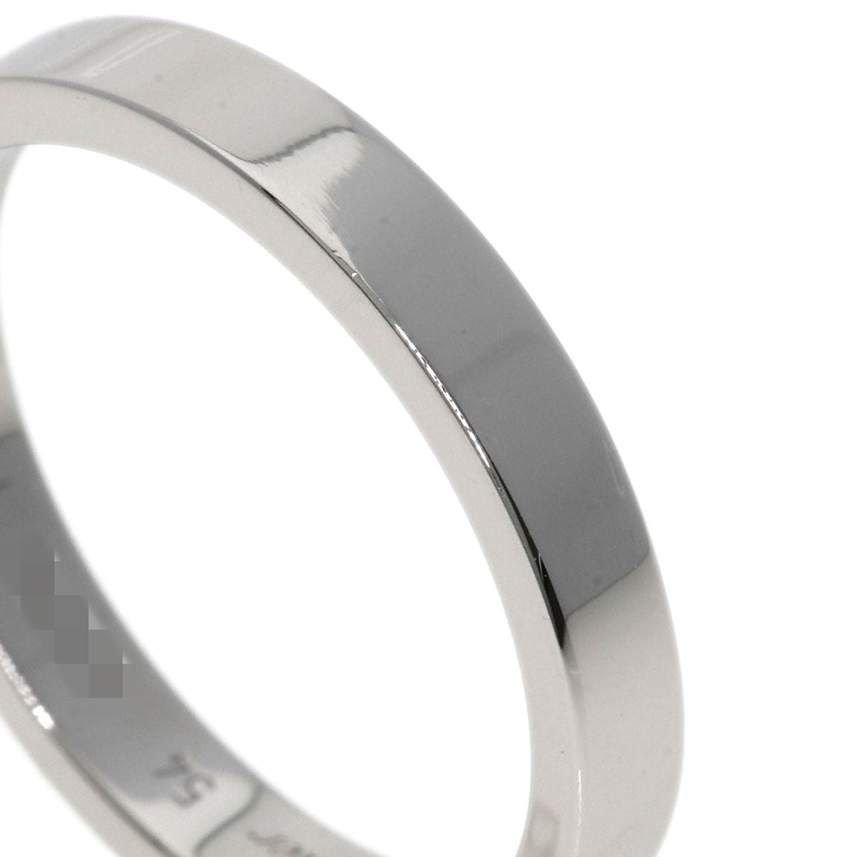 CARTIER   Ring Engraved # 54 Platinum PT950 Ladies
