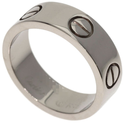 CARTIER love ring #48 Ring K18 White Gold Ladies [Used]