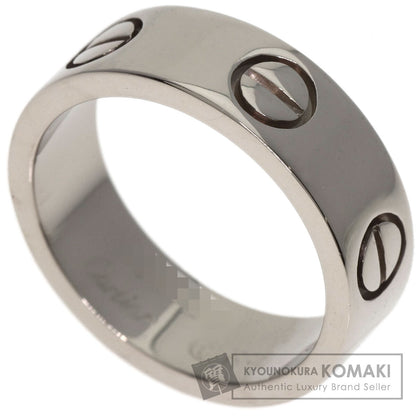 CARTIER love ring #48 Ring K18 White Gold Ladies [Used]