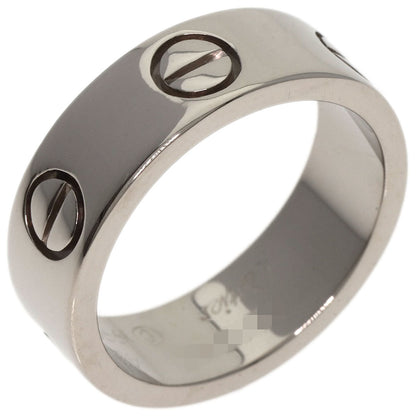 CARTIER love ring #48 Ring K18 White Gold Ladies [Used]