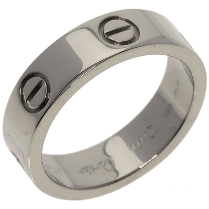 CARTIER love ring #56 Ring K18 White Gold Ladies [Used]
