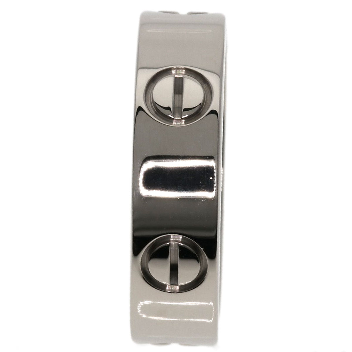 CARTIER love ring #56 Ring K18 White Gold Ladies [Used]