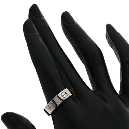 CARTIER love ring #56 Ring K18 White Gold Ladies [Used]
