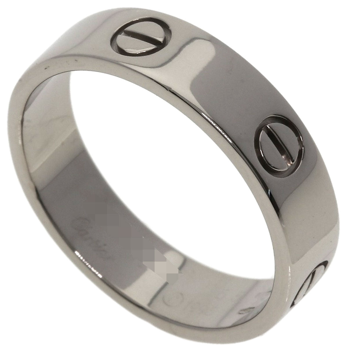 CARTIER love ring Ring K18 White Gold unisex [Used]