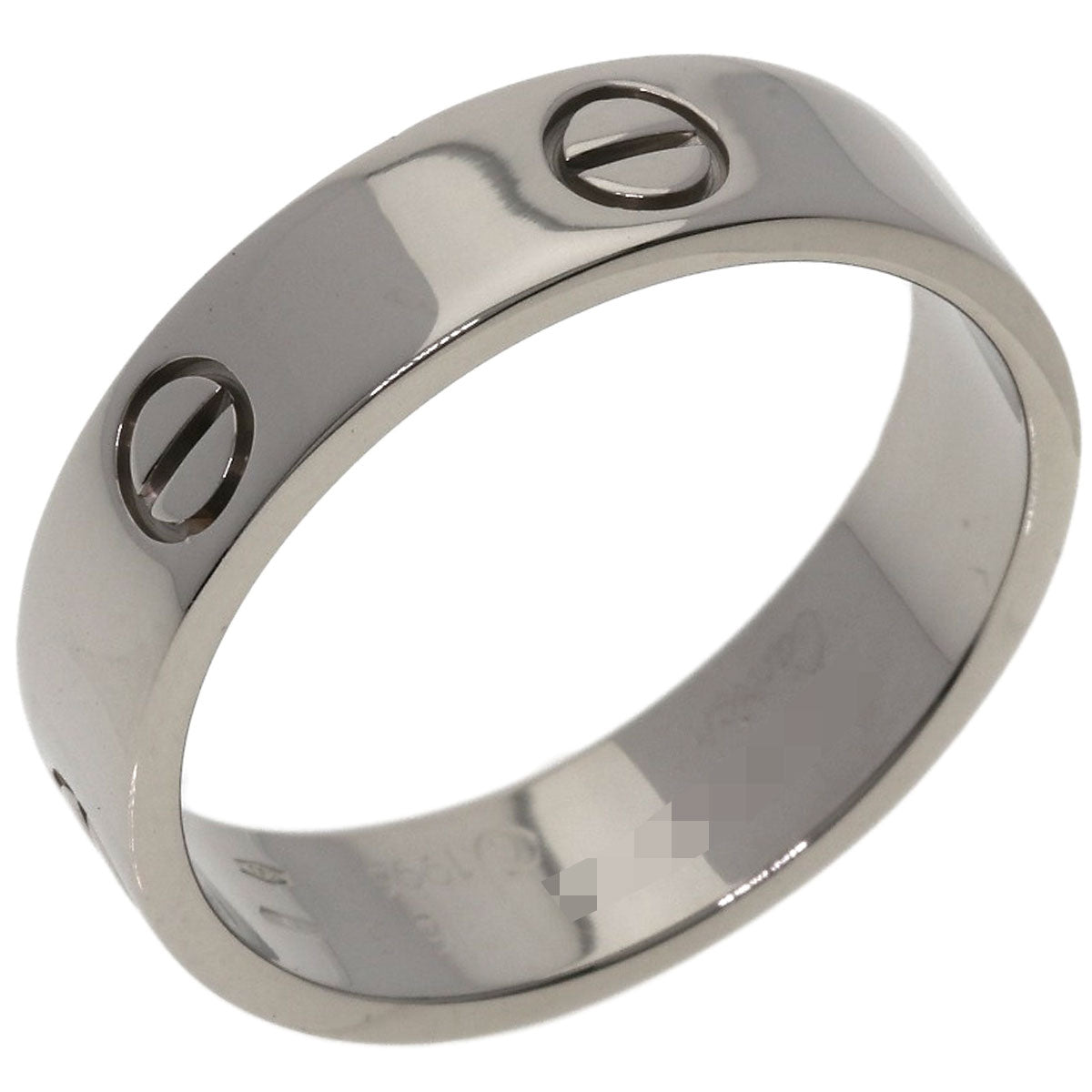 CARTIER love ring Ring K18 White Gold unisex [Used]