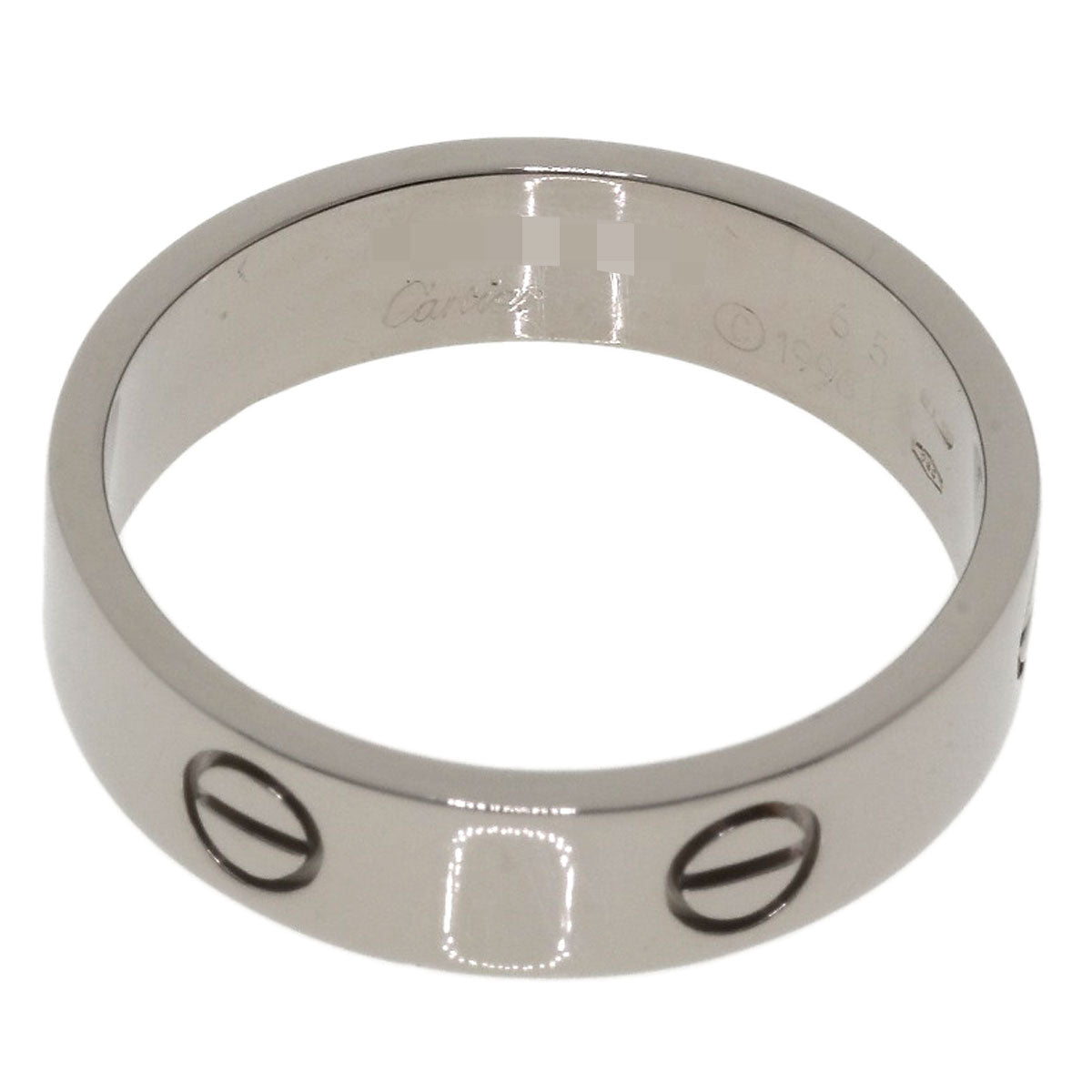 CARTIER love ring Ring K18 White Gold unisex [Used]