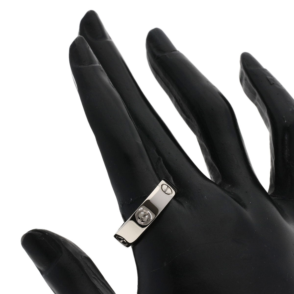 CARTIER love ring Ring K18 White Gold unisex [Used]