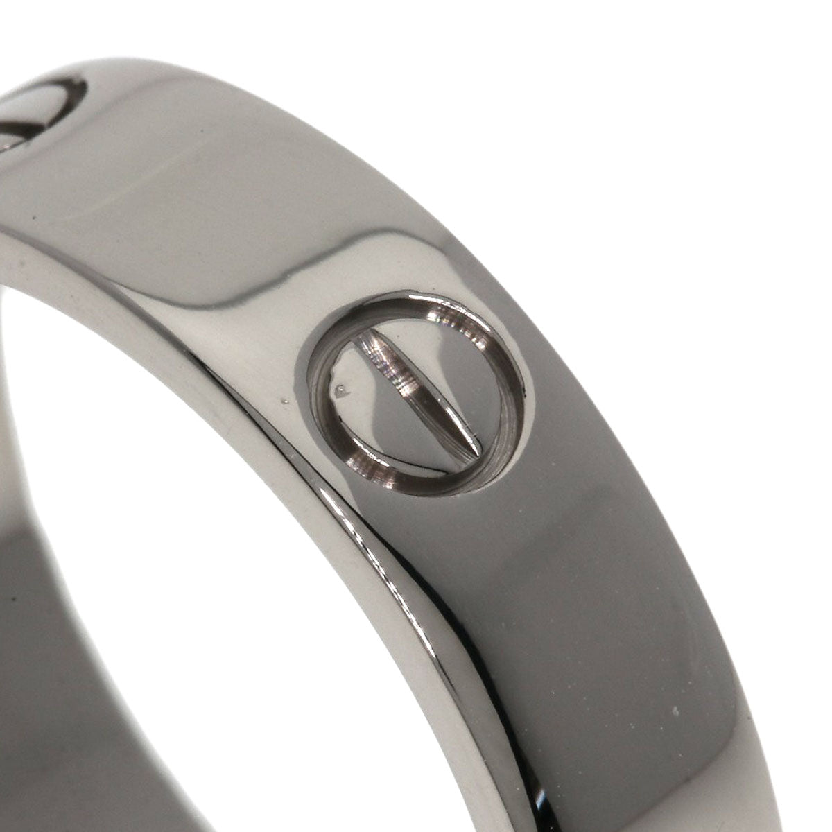 CARTIER love ring Ring K18 White Gold unisex [Used]
