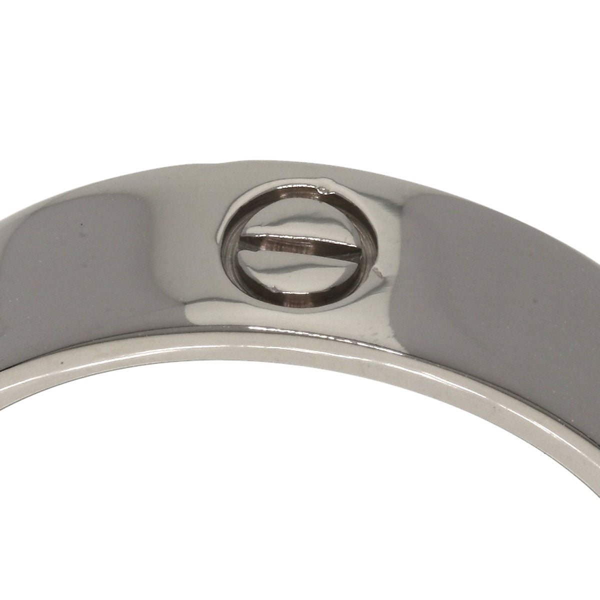 CARTIER love ring Ring K18 White Gold unisex [Used]