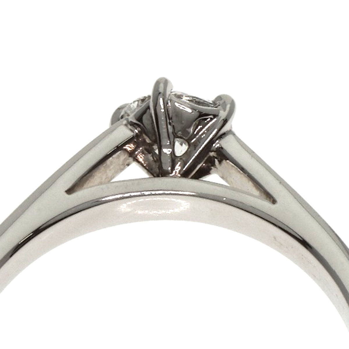 Chaumet Frisson Solitaire Diamond Ring Platinum PT950 Ladies [Used]