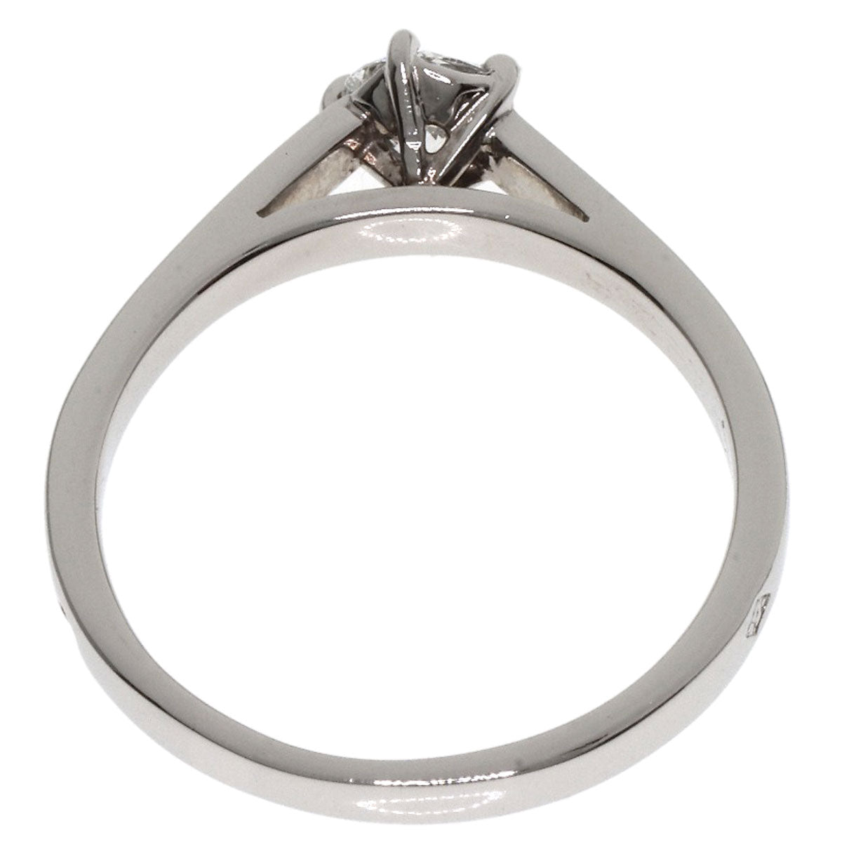 Chaumet Frisson Solitaire Diamond Ring Platinum PT950 Ladies [Used]