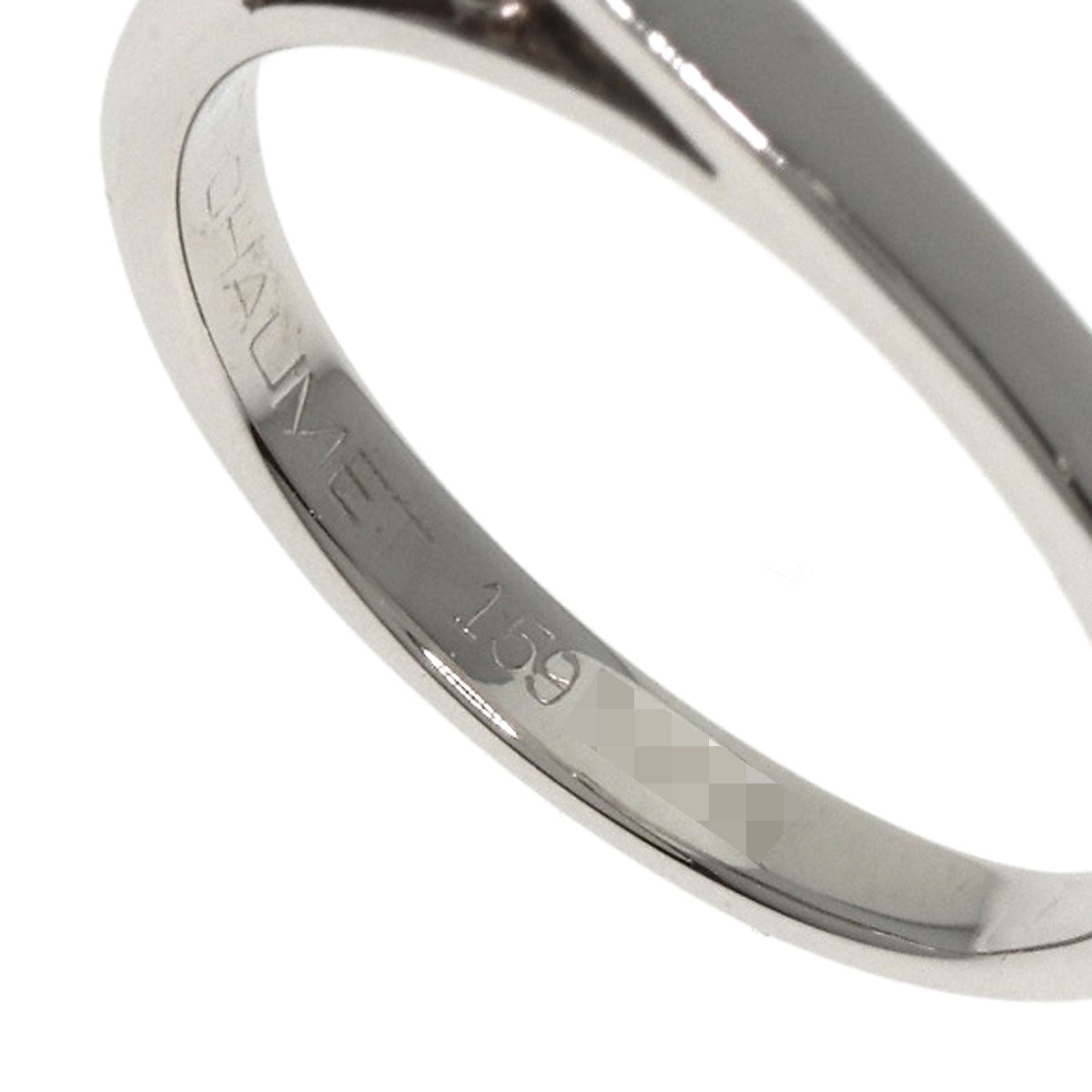 Chaumet Frisson Solitaire Diamond Ring Platinum PT950 Ladies [Used]