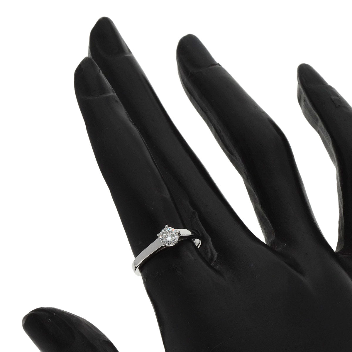 Chaumet Frisson Solitaire Diamond Ring Platinum PT950 Ladies [Used]