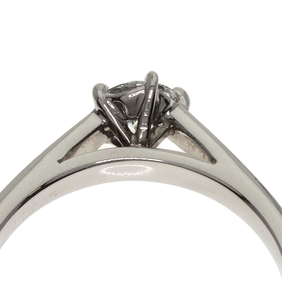 Chaumet Frisson Solitaire Diamond Ring Platinum PT950 Ladies [Used]