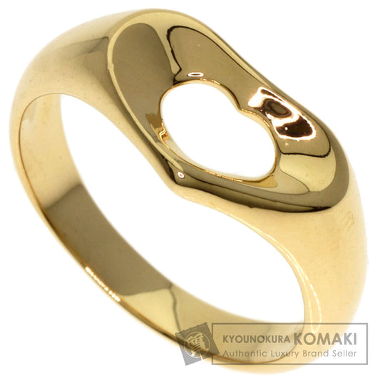 TIFFANY&Co. Open heart Ring K18 Yellow Gold Ladies [Used]
