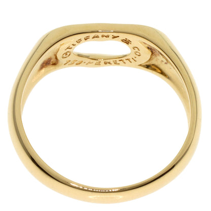 TIFFANY&Co. Open heart Ring K18 Yellow Gold Ladies [Used]