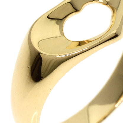 TIFFANY&Co. Open heart Ring K18 Yellow Gold Ladies [Used]