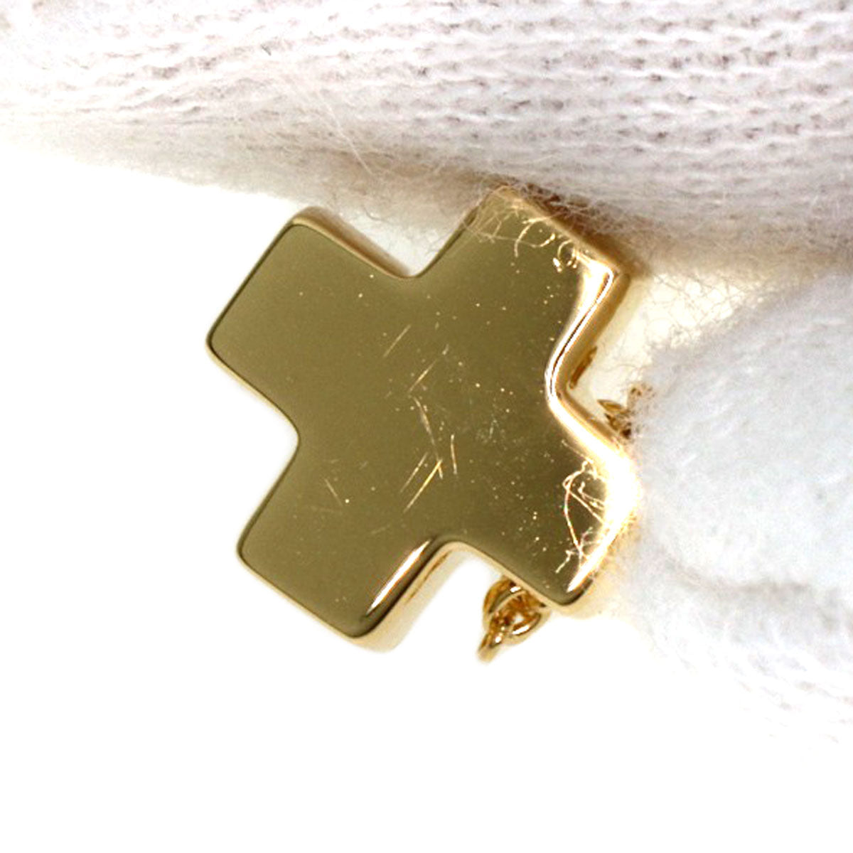 TIFFANY&Co.   Roman Cross Necklace  K18 Yellow Gold Ladies [Used]
