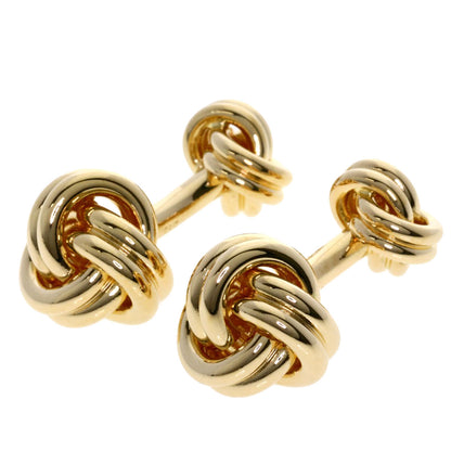 TIFFANY&Co. Knot Twist cuffs K14 Yellow Gold mens [Used]