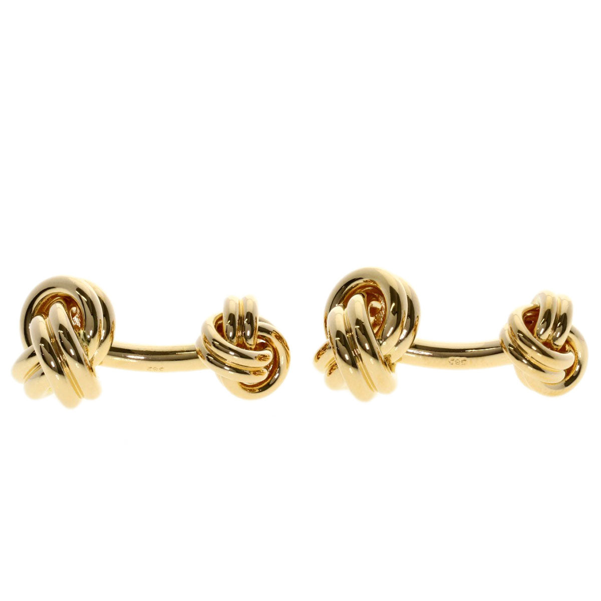 TIFFANY&Co. Knot Twist cuffs K14 Yellow Gold mens [Used]