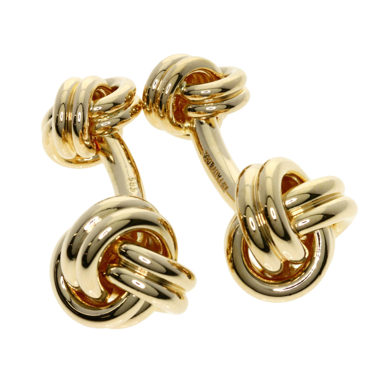 TIFFANY&Co. Knot Twist cuffs K14 Yellow Gold mens [Used]
