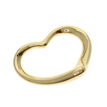 TIFFANY&Co. Open heart Pendant top K18 Yellow Gold Ladies [Used]