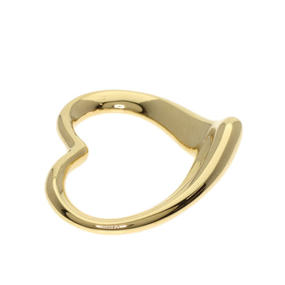 TIFFANY&Co. Open heart Pendant top K18 Yellow Gold Ladies [Used]
