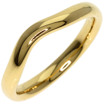 TIFFANY&Co.   Curved band Ring  K18 Yellow Gold Ladies [Used]
