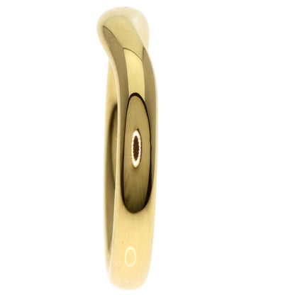 TIFFANY&Co.   Curved band Ring  K18 Yellow Gold Ladies [Used]
