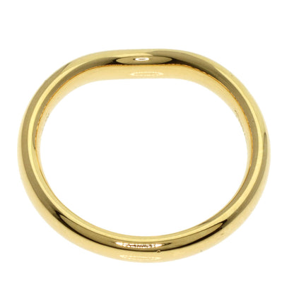 TIFFANY&Co.   Curved band Ring  K18 Yellow Gold Ladies [Used]