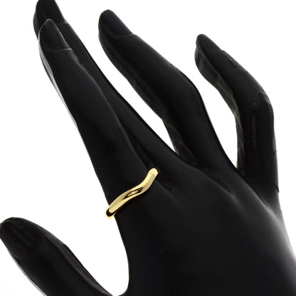 TIFFANY&Co.   Curved band Ring  K18 Yellow Gold Ladies [Used]
