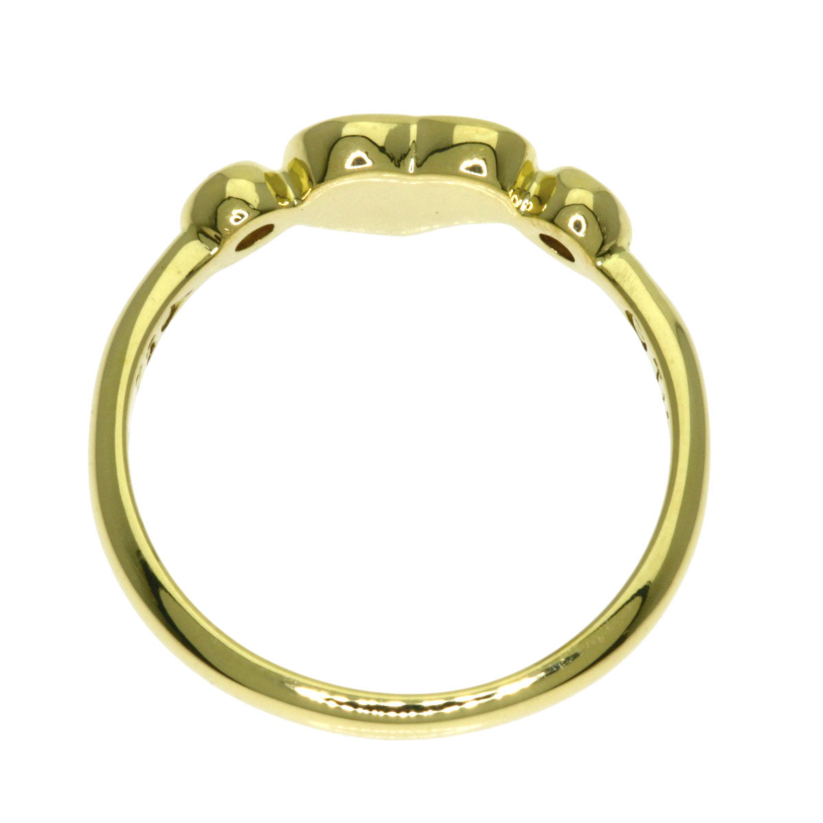 TIFFANY&Co. Full Heart 2P Diamond Ring K18 Yellow Gold Ladies [Used]