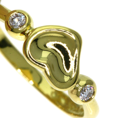 TIFFANY&Co. Full Heart 2P Diamond Ring K18 Yellow Gold Ladies [Used]