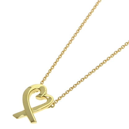 TIFFANY&Co.   Loving heart Necklace  K18 Yellow Gold Ladies [Used]