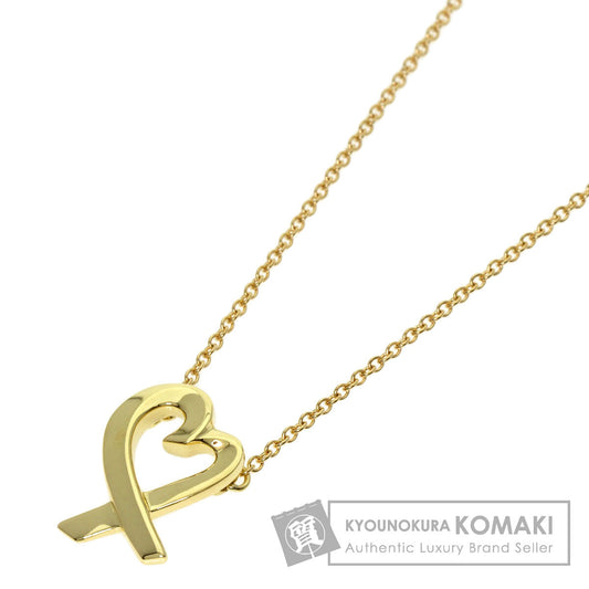 TIFFANY&Co.   Loving heart Necklace  K18 Yellow Gold Ladies [Used]