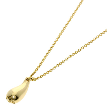 TIFFANY&Co.   teardrop Necklace  K18 Yellow Gold Ladies [Used]