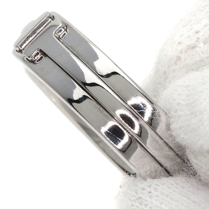 TIFFANY&Co. T TWO narrow Ring K18 White Gold Ladies [Used]