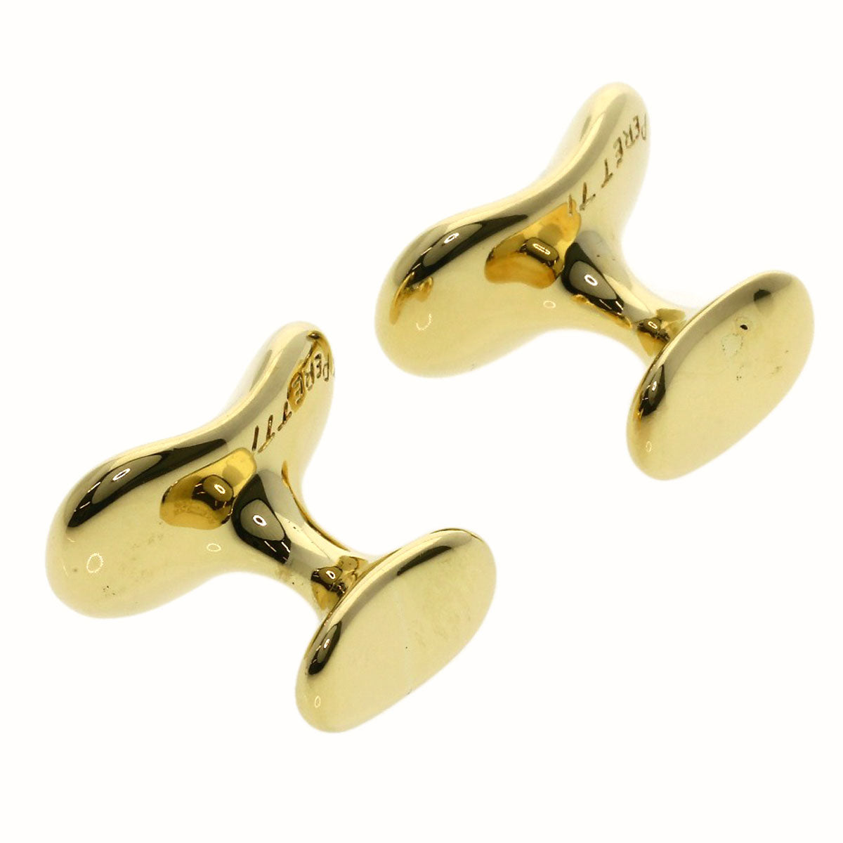 TIFFANY&Co. Bean cuffs K18 Yellow Gold mens [Used]