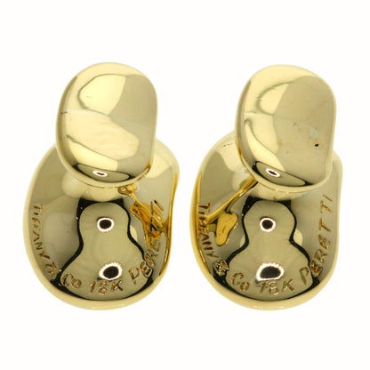 TIFFANY&Co. Bean cuffs K18 Yellow Gold mens [Used]